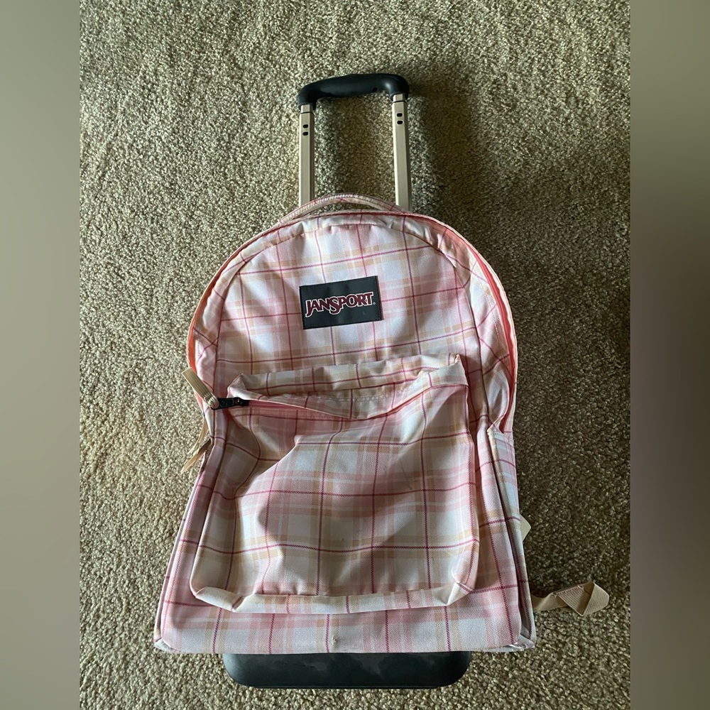 Jansport Wheeled Superbreak Backpack (Pink Pig Prepsc… Gem